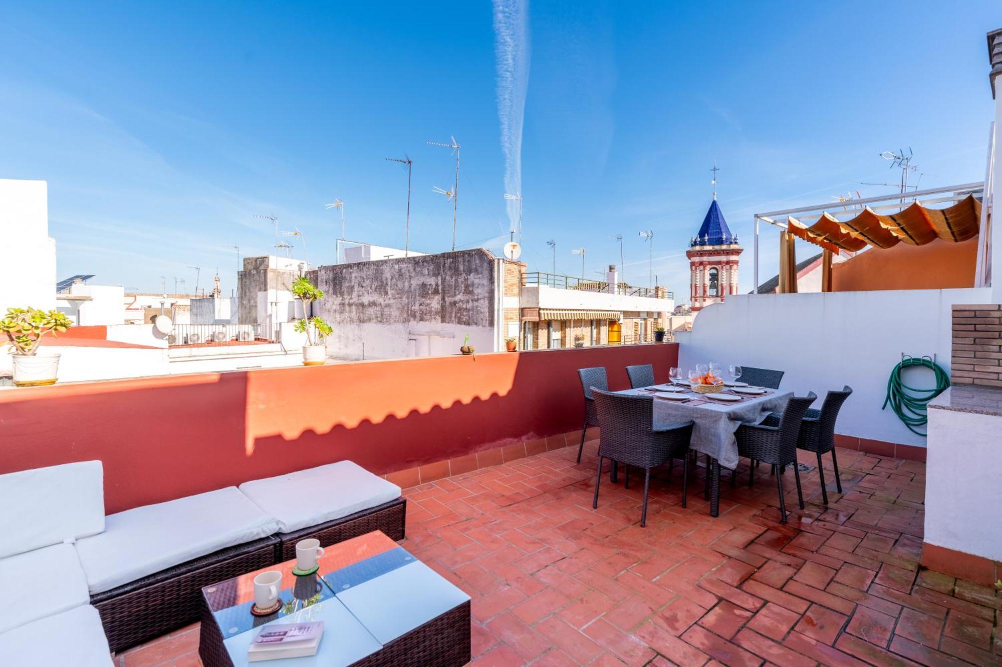 Holi-Rent Penthouse Penuelas セビリア エクステリア 写真